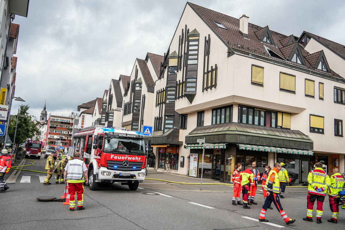 Böblingen: Kellerbrand – zwei Personen leicht verletzt