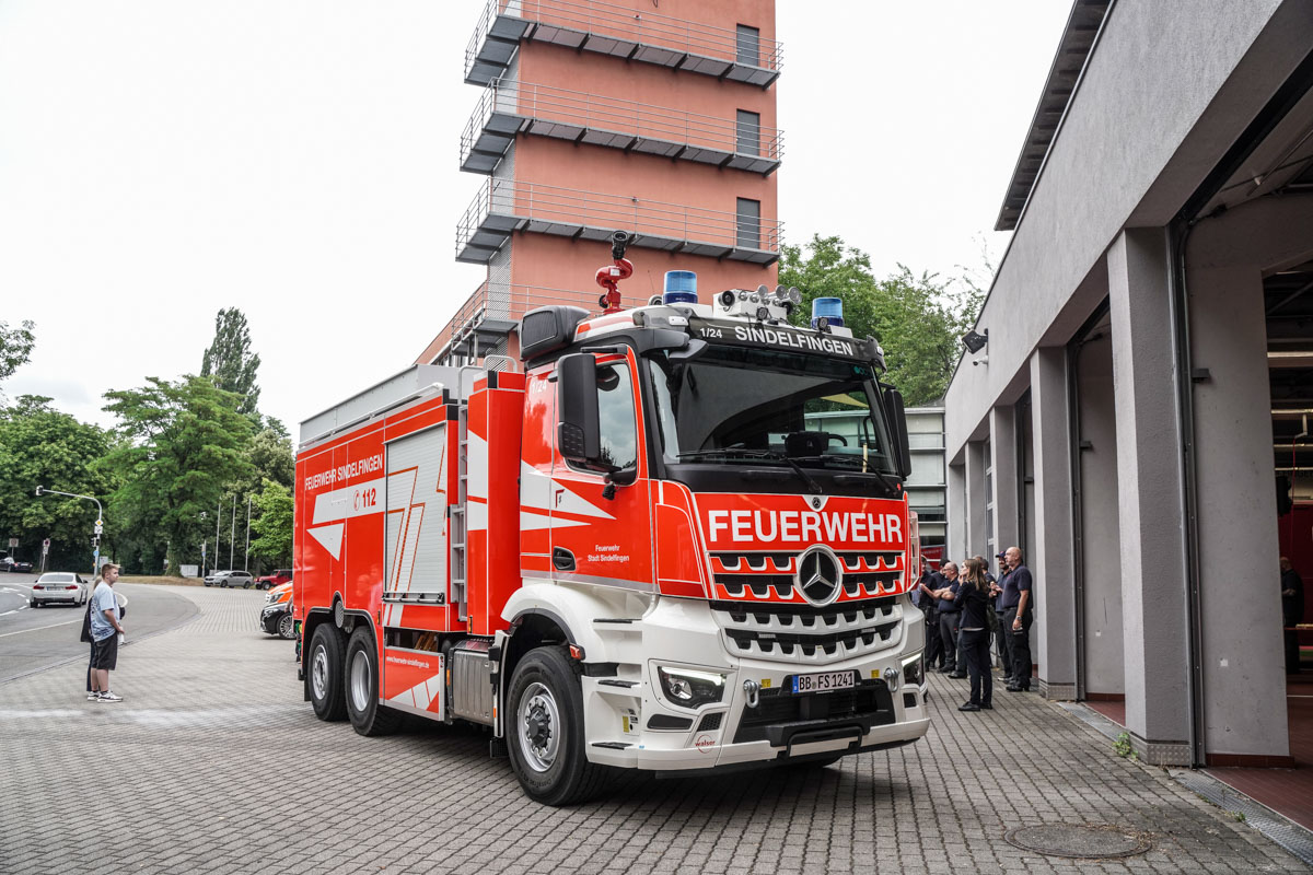 Sindelfingen: Neues Tanklöschfahrzeug TLF4000 für die Feuerwehr