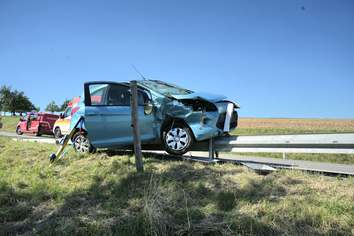 Mötzingen: Unfall mit schwer verletzter Person auf der K 1052