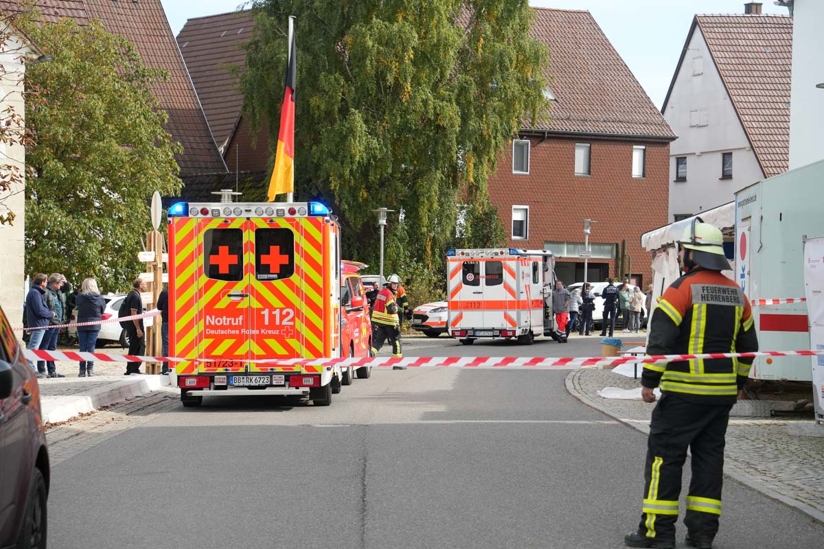 Herrenberg-Haslach: CO Austritt im Haslacher Backhaus bei Dorffest