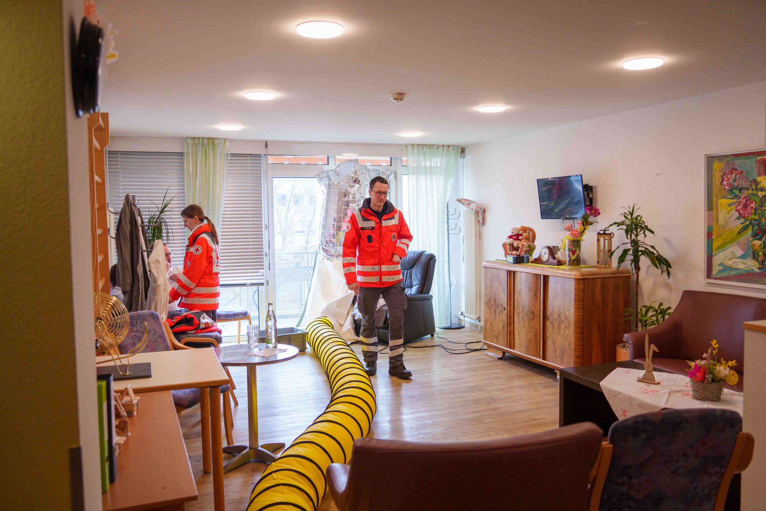 Heizungsausfall im Altenheim „Haus am See“ – DRK sorgt für schnelle Hilfe