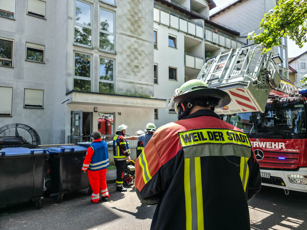 Weil der Stadt: Wasserkocher brennt in Küche.