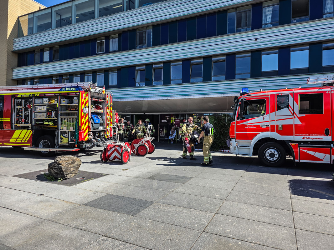 Brandmeldeanlage detektiert Schmorbrand im Klinikum Böblingen