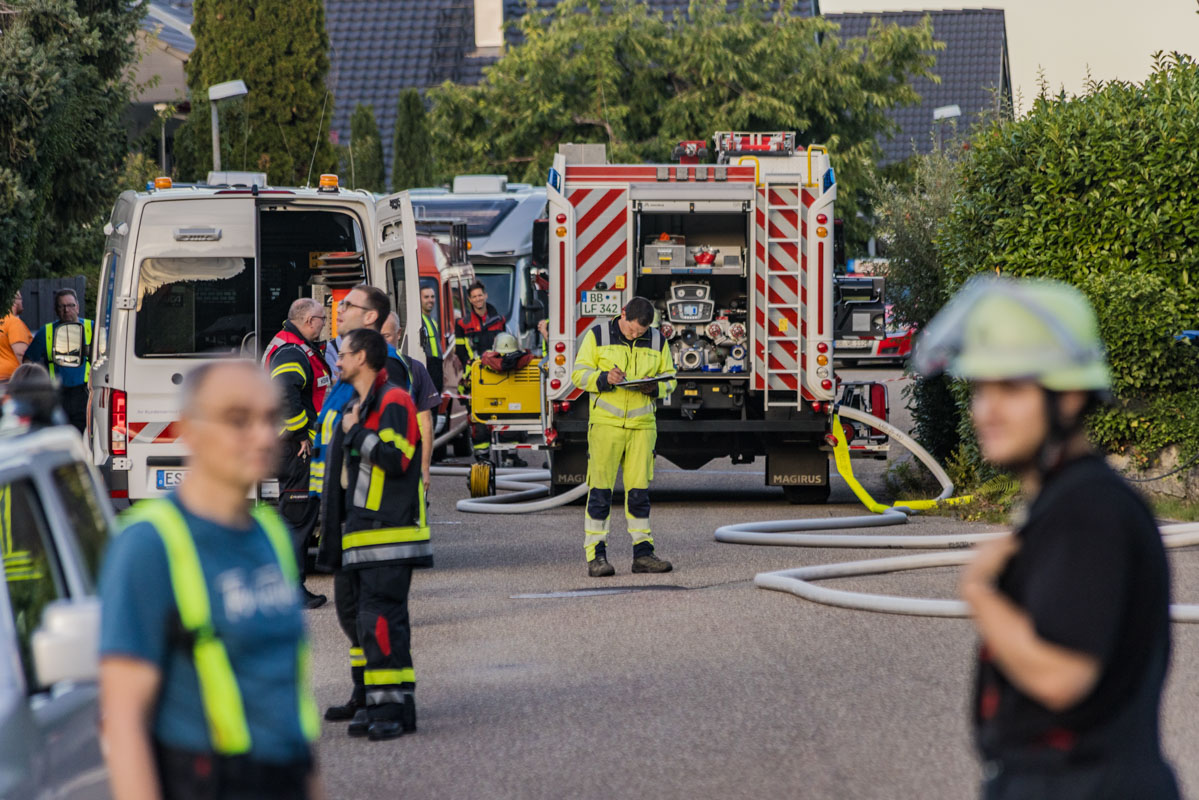 Weil der Stadt-Münklingen: Gasleck an Gastank sorgt für längeren Feuerwehreinsatz
