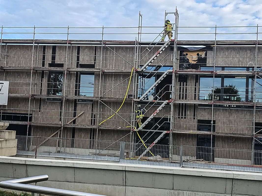 Gärtringen: Polizei ermittelt wegen Bränden in Neubau