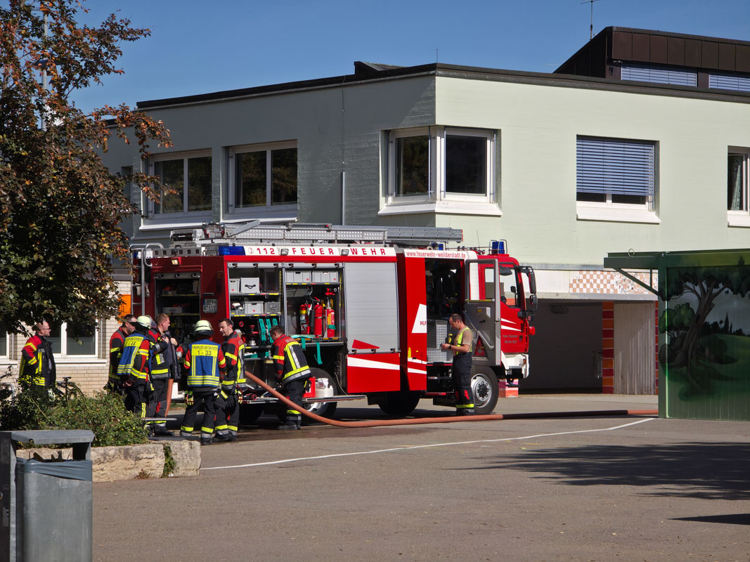 Weil der Stadt: Brand in Schule in Weil der Stadt – rund 500 Personen evakuiert