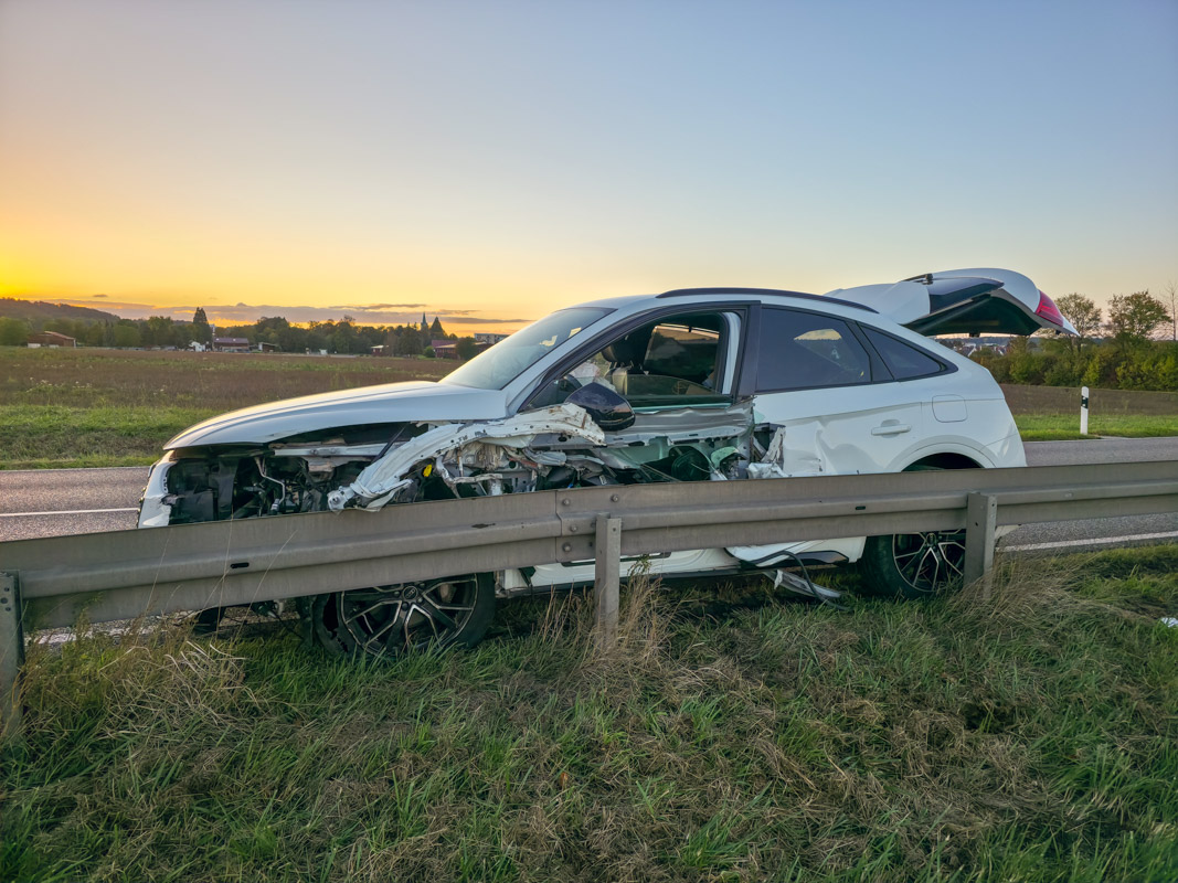 Renningen: Unfall auf der B295 am Samstagnachmittag